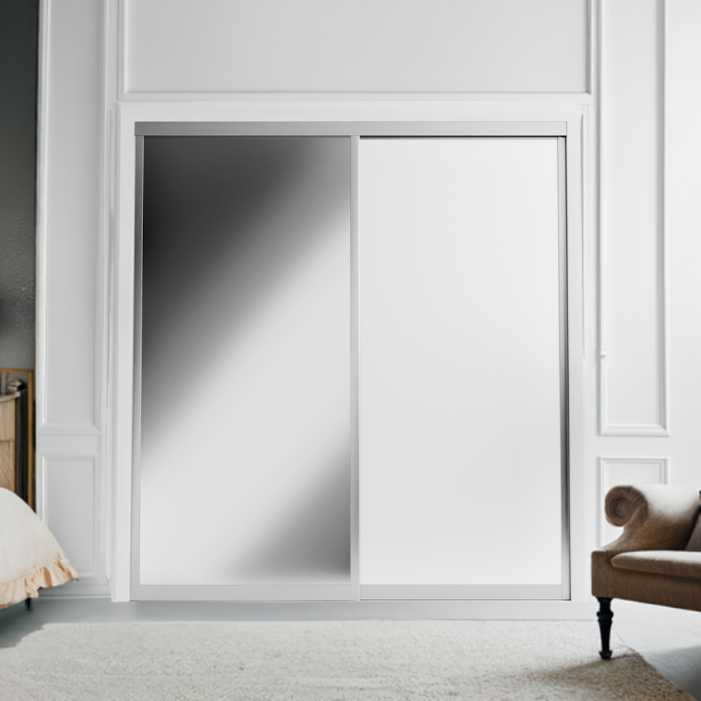 Vinyl/Mirror Wardrobe Doors