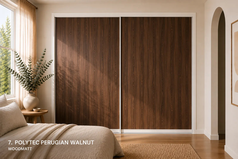 Polytec Sliding Wardrobe Doors — Florentine Walnut