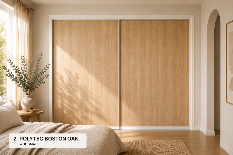 Polytec Sliding Wardrobe Doors — Boston Oak
