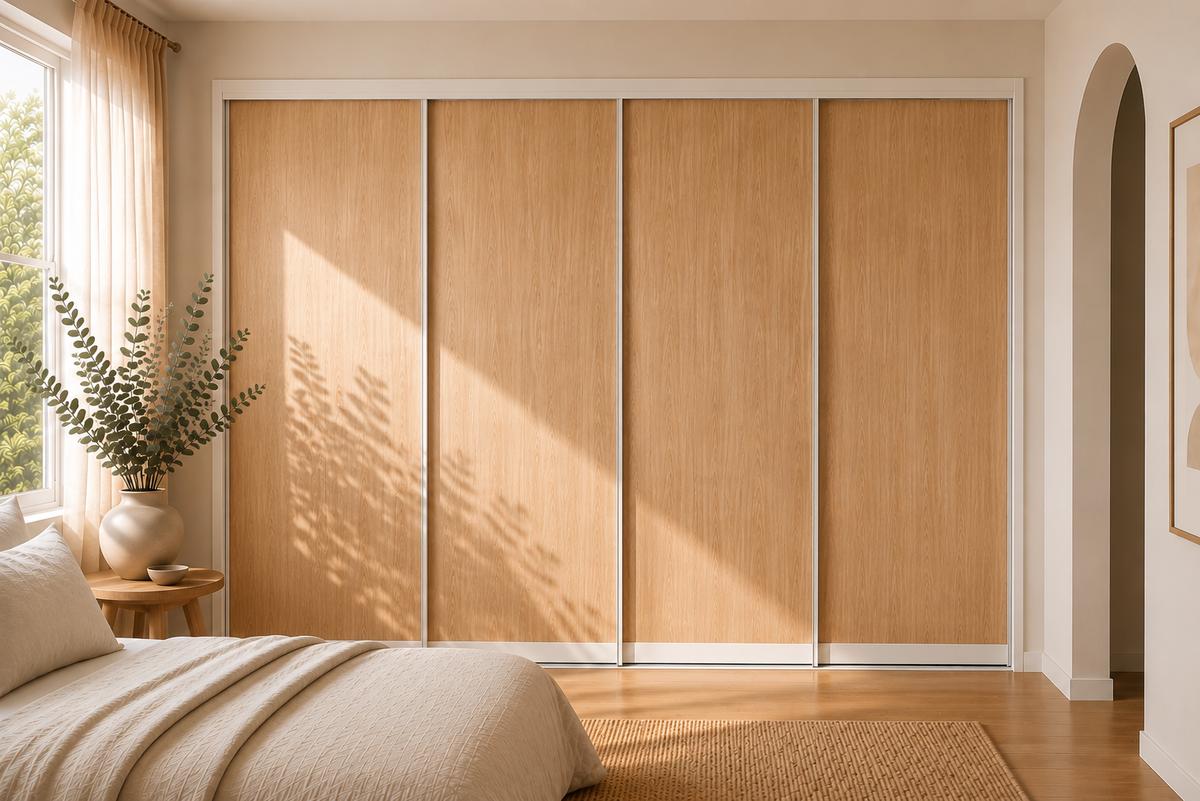 Polytec Sliding Wardrobe Doors — Boston Oak