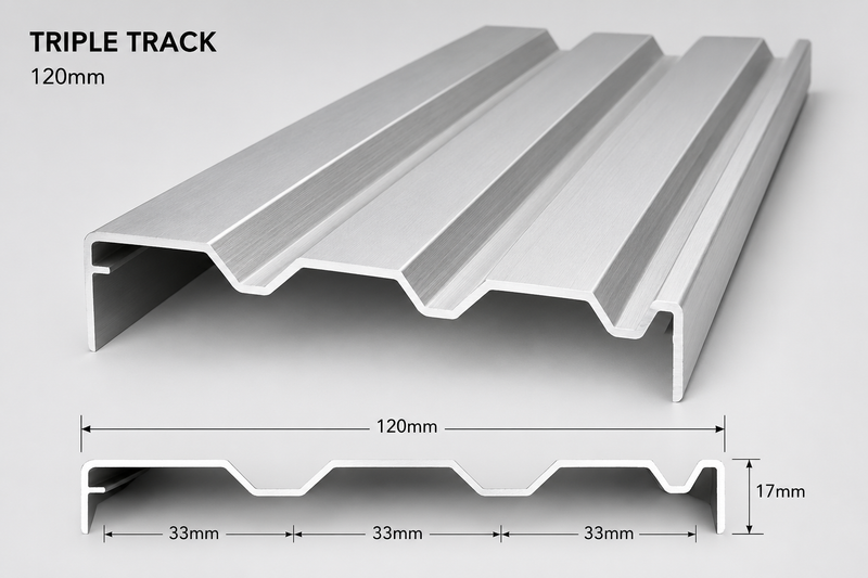 120mm Triple Track