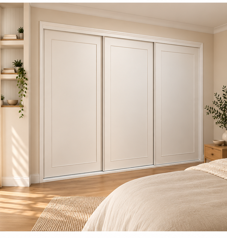 Colonial 1 three sliding wardrobe doors