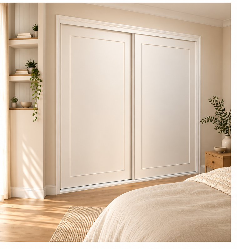 Colonial 1 two sliding wardrobe doors